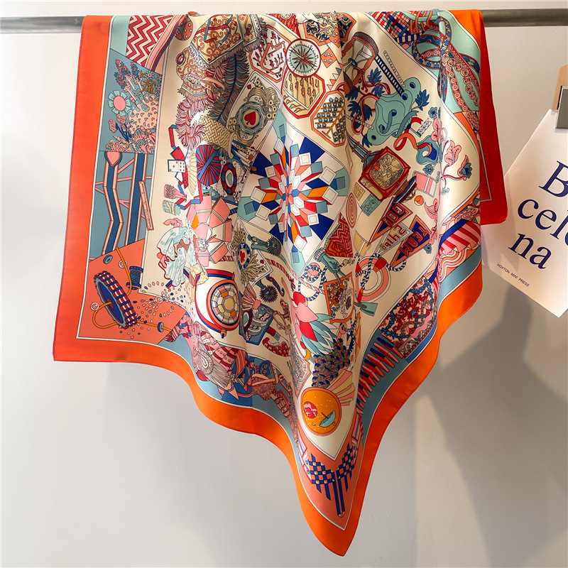 2026 New Square Twill Silk Sca - огляд і ціна Face Scarf Mask
