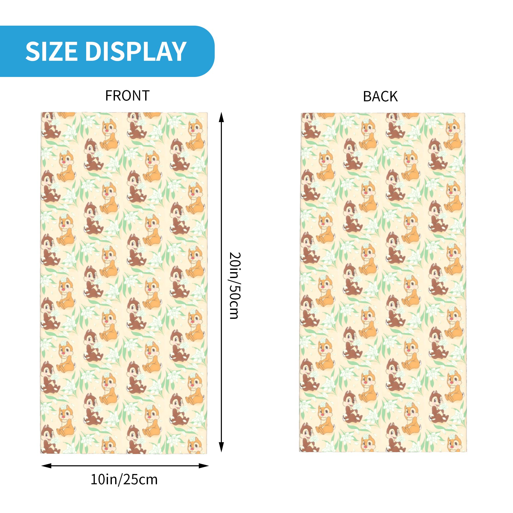 Custom Cute C-Chip And D-Dale  - огляд і ціна Neck Warmer Tube