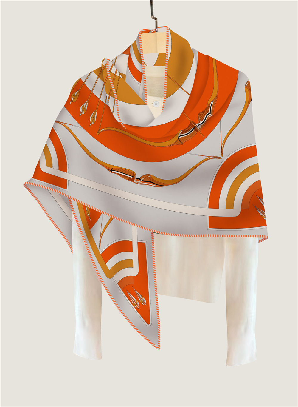 Triangle Cashmere Silk Scarf L - огляд і ціна Pashmina Wrap Large