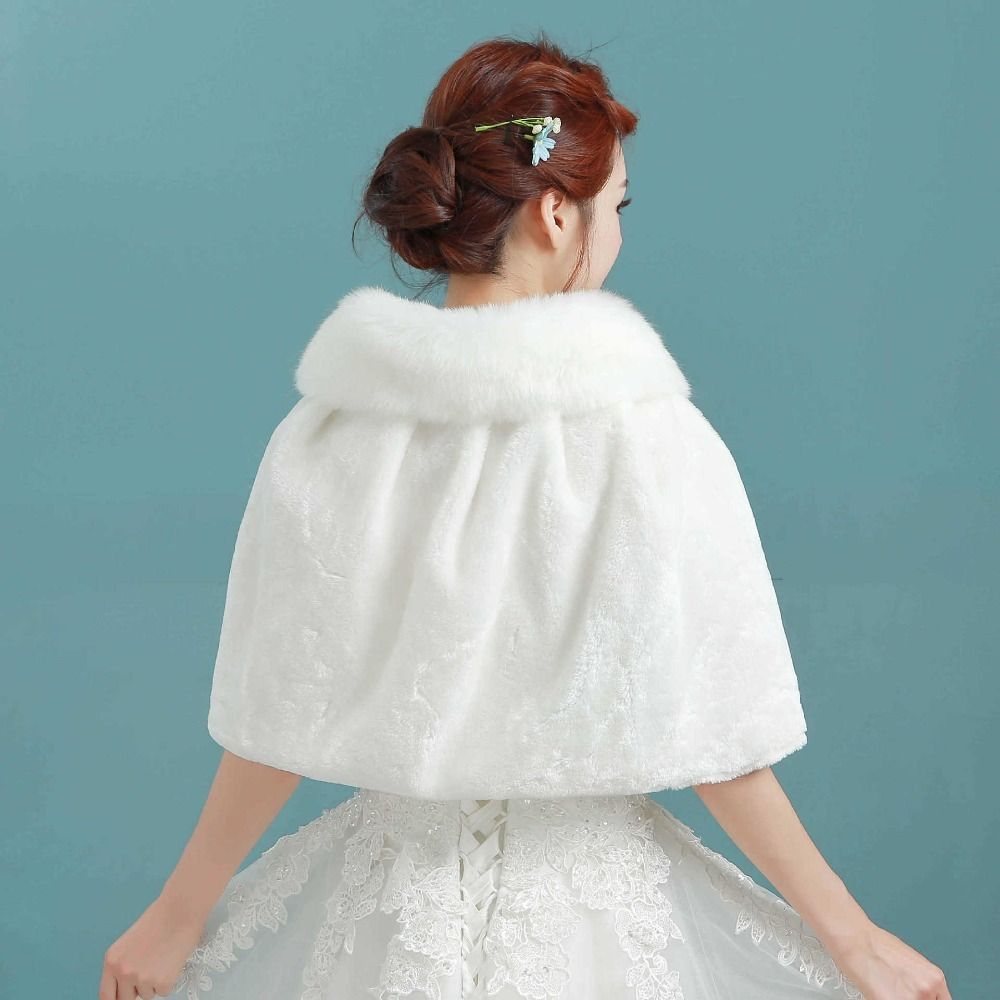 White Womens Winter Thicken Pl - огляд і ціна Stole Wedding Shawl