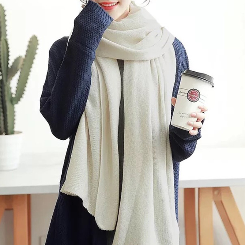 Solid Color Imitation Cashmere - огляд і ціна Muffler Men Wool