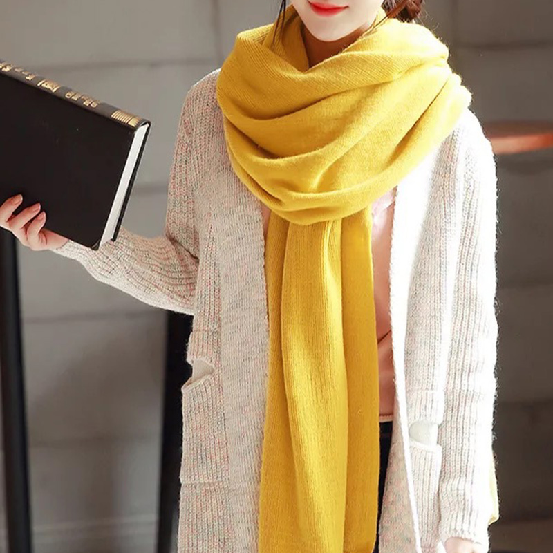 Solid Color Imitation Cashmere - огляд і ціна Muffler Men Wool