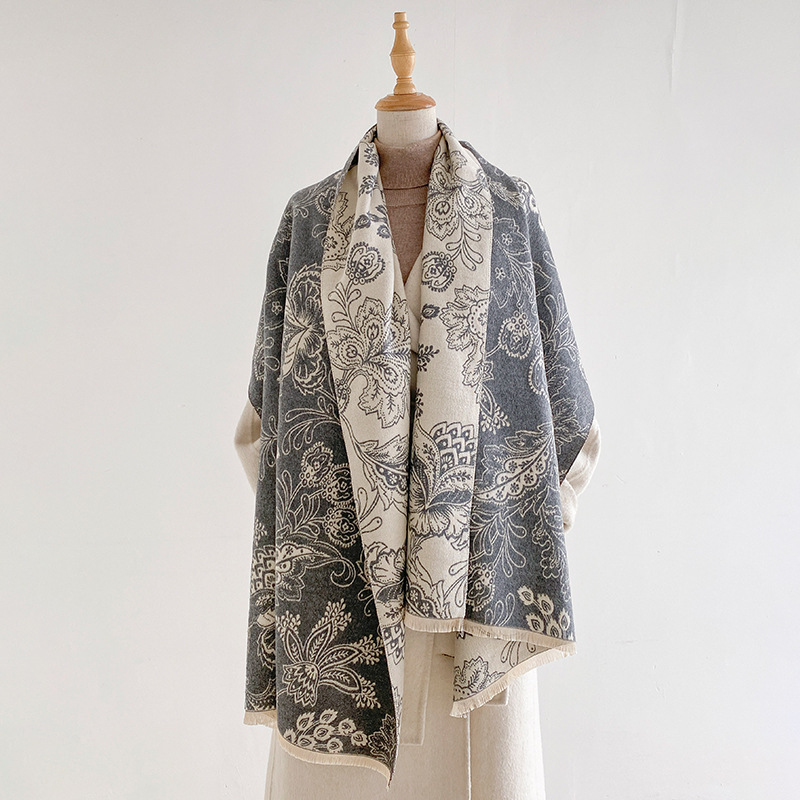 Women Scarf Paisley Floral Dou - огляд і ціна Pashmina Wrap Large